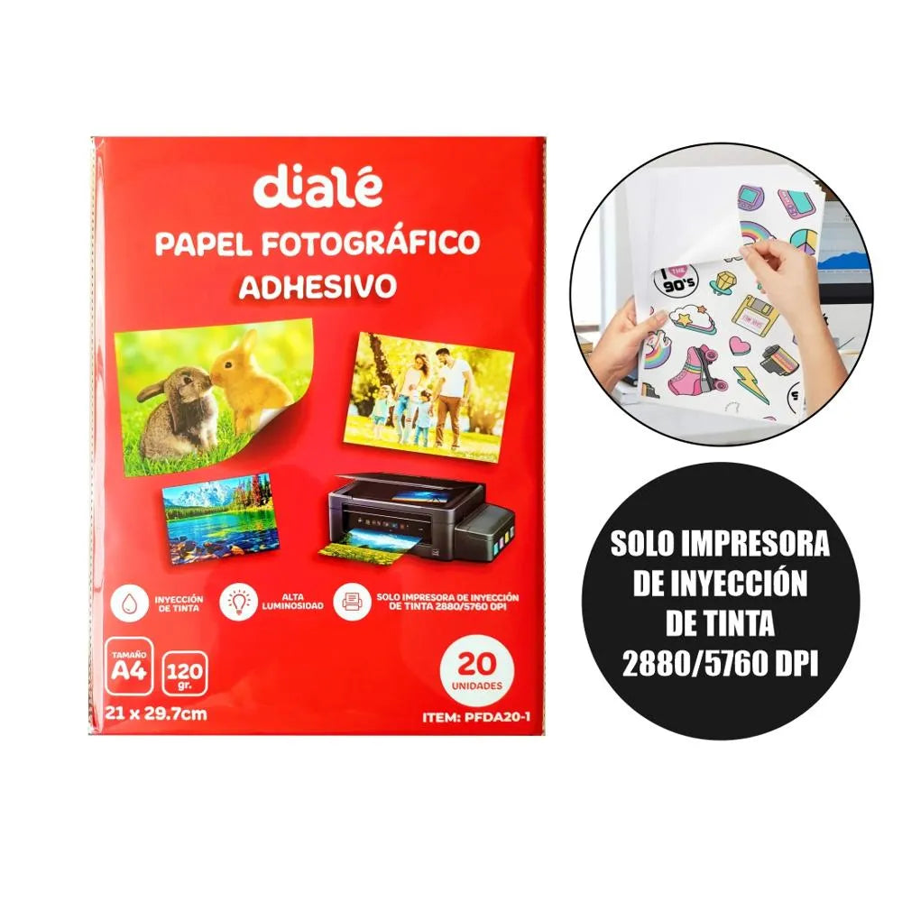 Papel Fotográfico A4