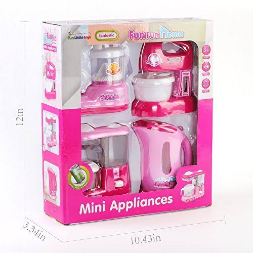 SET DE COCINA ELECTRODOMESTICOS REALES JUGUETE PARA NIÑOS