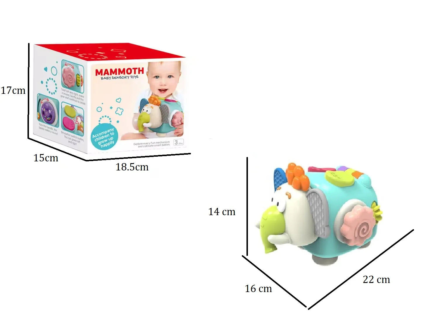 JUEGO DIDÁCTICO ELEFANTE MONTESSORI MULTIFUNCIONAL 8 EN 1