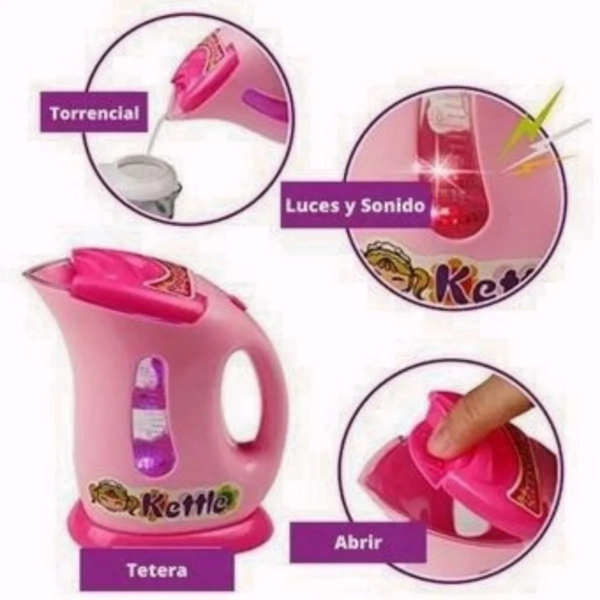 SET DE COCINA ELECTRODOMESTICOS REALES JUGUETE PARA NIÑOS